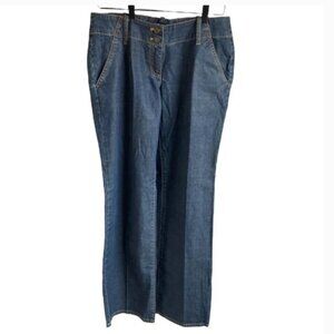 Michael Michael Kors Wide Leg Jeans - Dark Wash